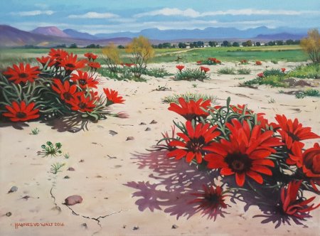 Oil on Stretched CanvasSize: (540x400x20)mmUnframedSOLD 2016 (Rieki Esterhuyse - SA)